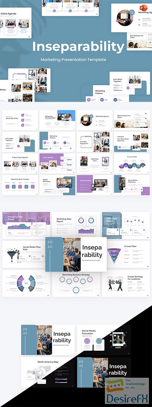 Inseparability Marketing PowerPoint Template