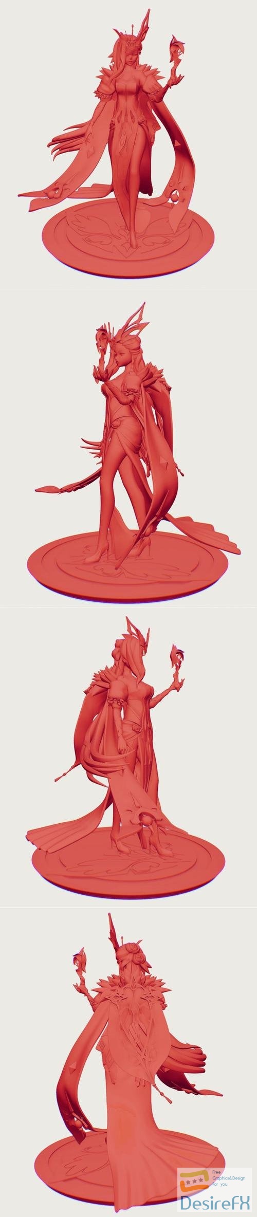 La Signora Genshin Impact – 3D Print