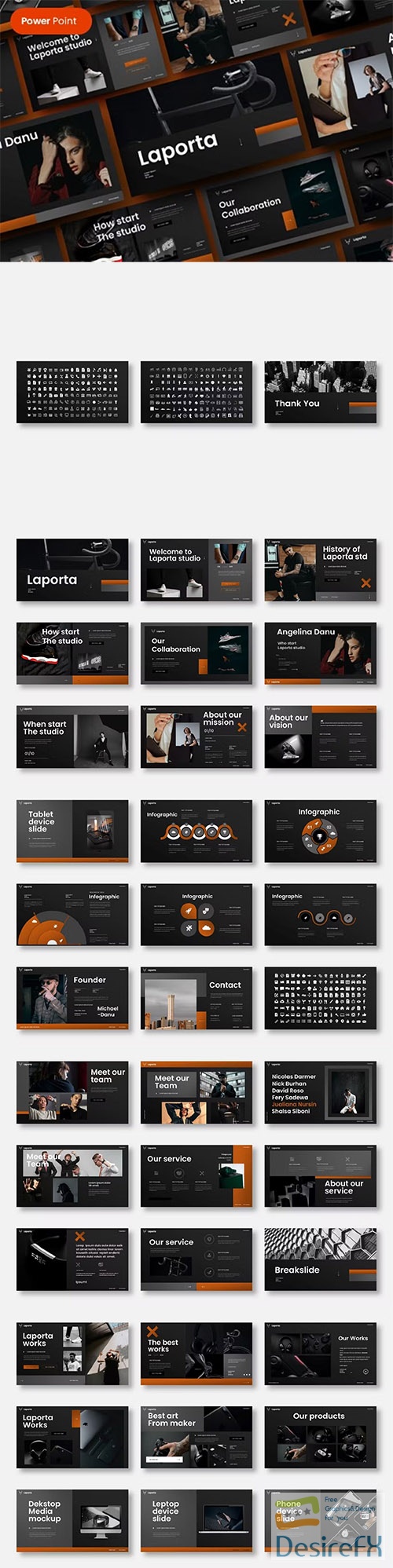 Laporta - Business Powerpoint, Keynote and Google Slides Template
