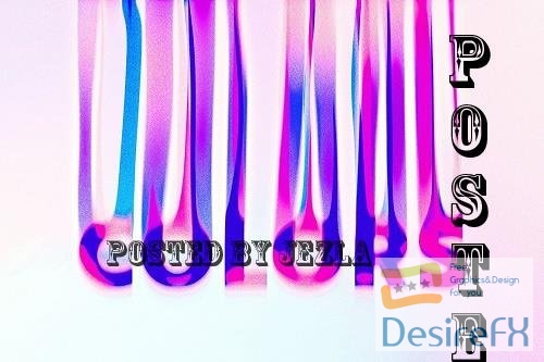 Leaking Colors Text Effect - 7256271