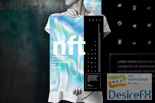 NFT Blockchain Event - Big Poster Design
