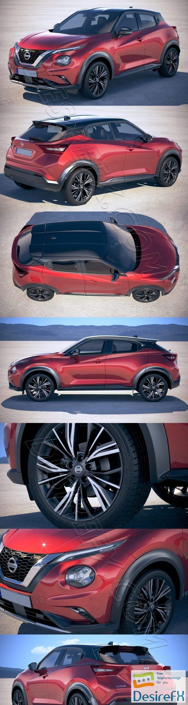 Nissan Juke 2020 3D Model