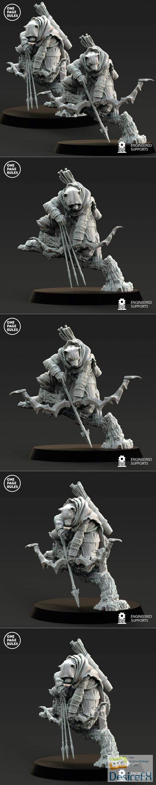 One Page Rules - Beastmen Raid Master – 3D Print