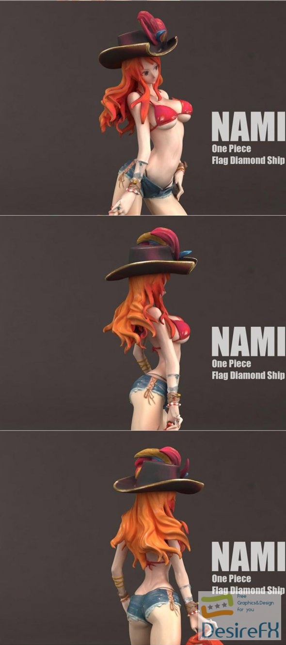 One Piece Nami 3D Print