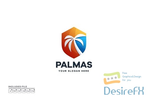 Palm Gradient Logo