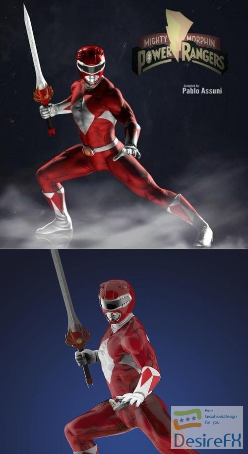 Power Ranger Red – 3D Print