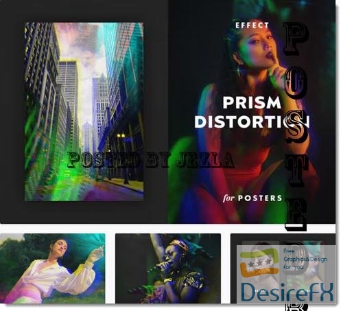Prism Distortion Effect for Posters - 7117532