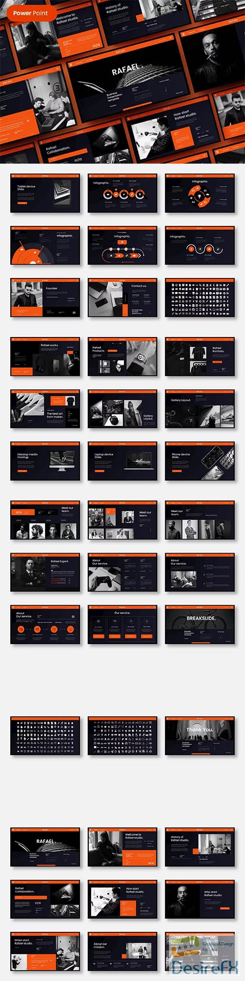 Rafael - Business Powerpoint, Keynote and Google Slides Template