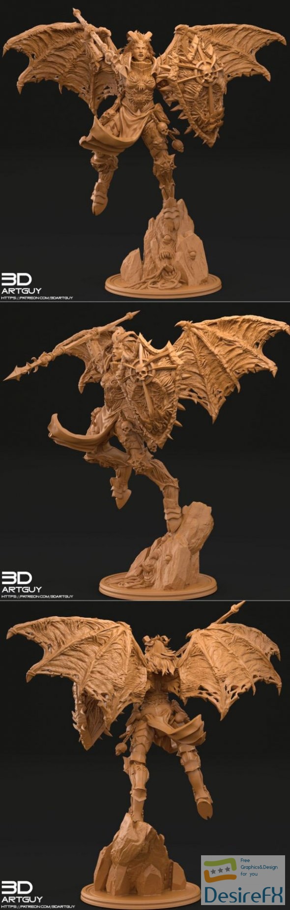 Rage Demon 3D Print