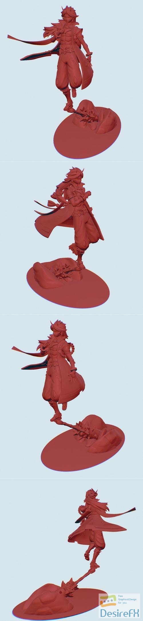 Red Oni Arataki Itto - Genshin Impact – 3D Print