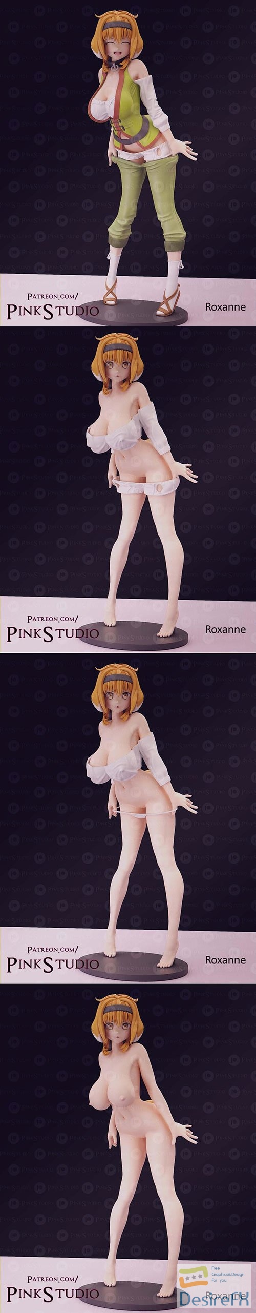 Roxanne 3D Print Model
