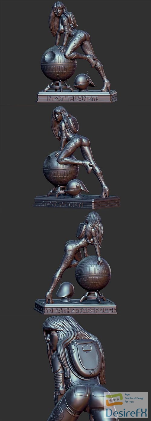 Sexy Storm Trooper 2 3D Print Model