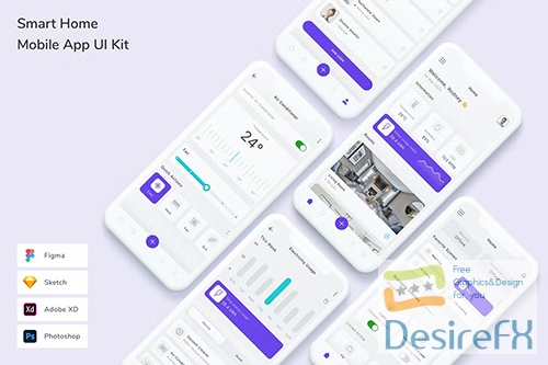 Smart Home Mobile App UI Kit