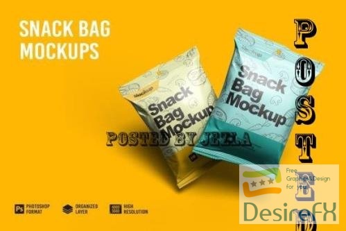 Snack Bag Mockup - 7178537
