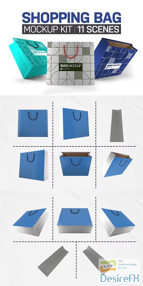 Square Bag Kit PSD