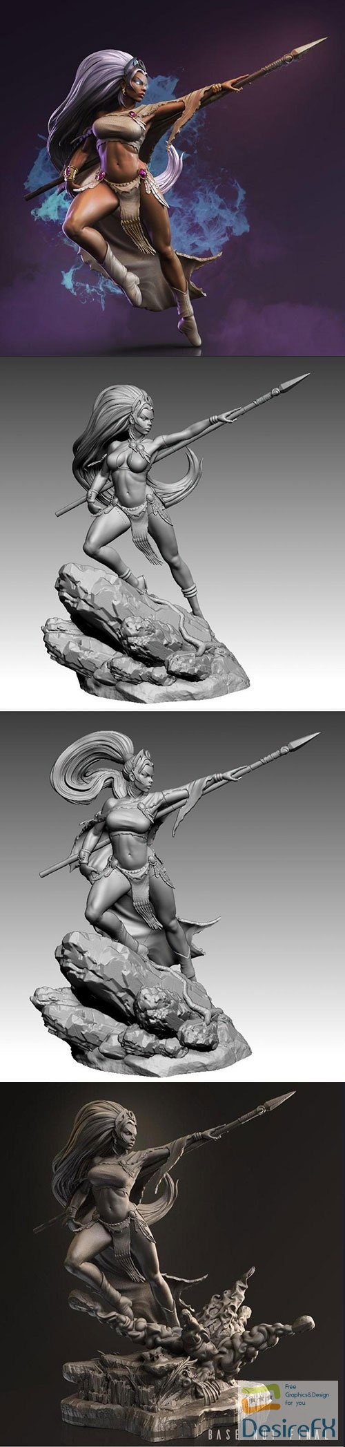Storm Savage Lands 3D Print Model
