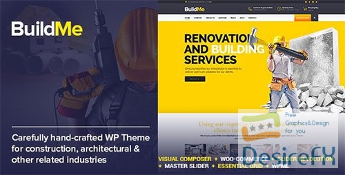 ThemeForest - BuildMe v5.1 - Construction & Architectural WP Theme - 11242771 - NULLED
