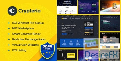 ThemeForest - Crypterio 2.4.5 ? Bitcoin ICO and Cryptocurrency WordPress Theme NULLED 21274387