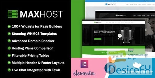 ThemeForest - ThemeForest - MaxHost v8.4.1 - Web Hosting, WHMCS and Corporate Business WordPress Theme with WooCommerce + Extensions - 15827691 - NULLED