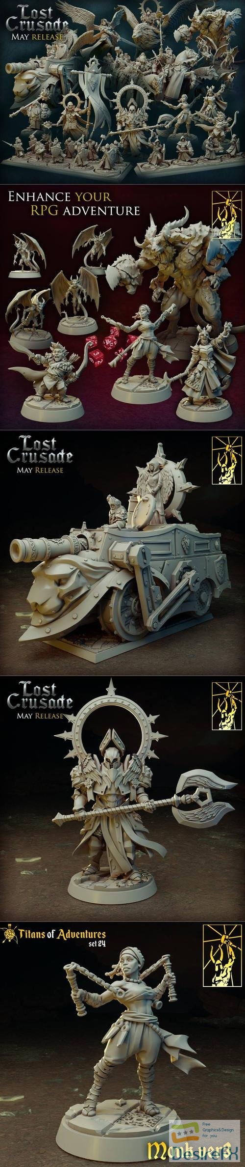 Titan Forge Miniatures - Lost Crusade May 2022 – 3D Print