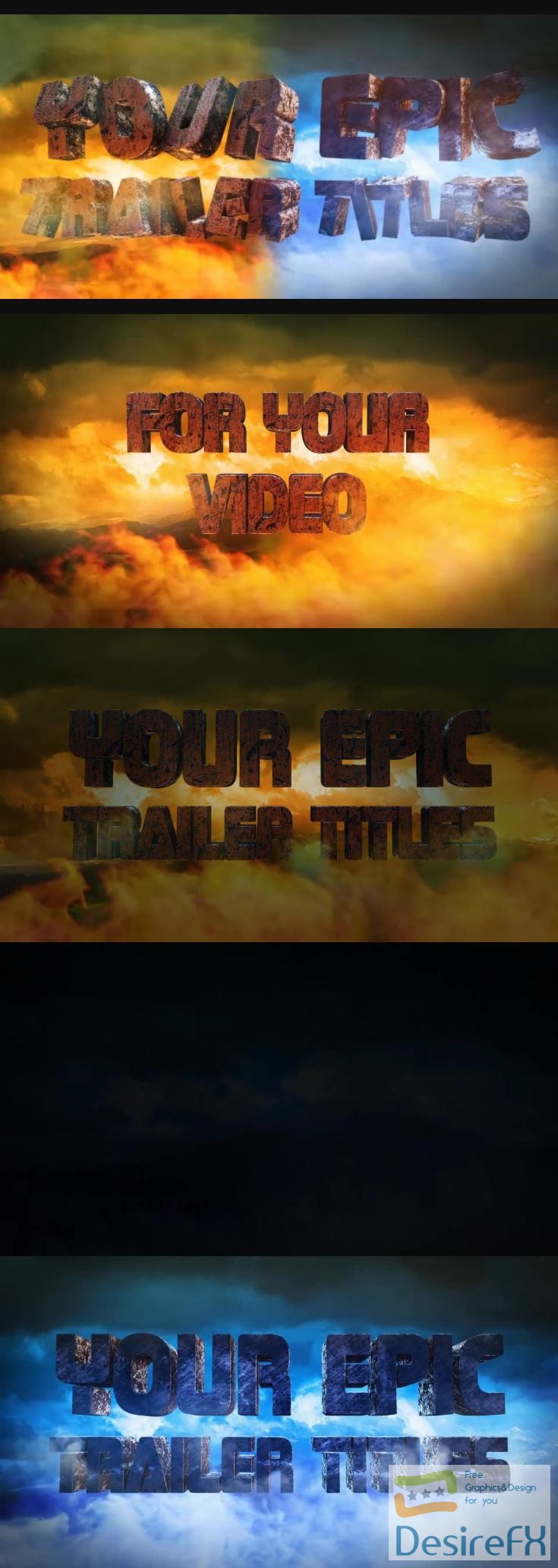 Videohive - Epic Trailer Titles 02 - 19875613