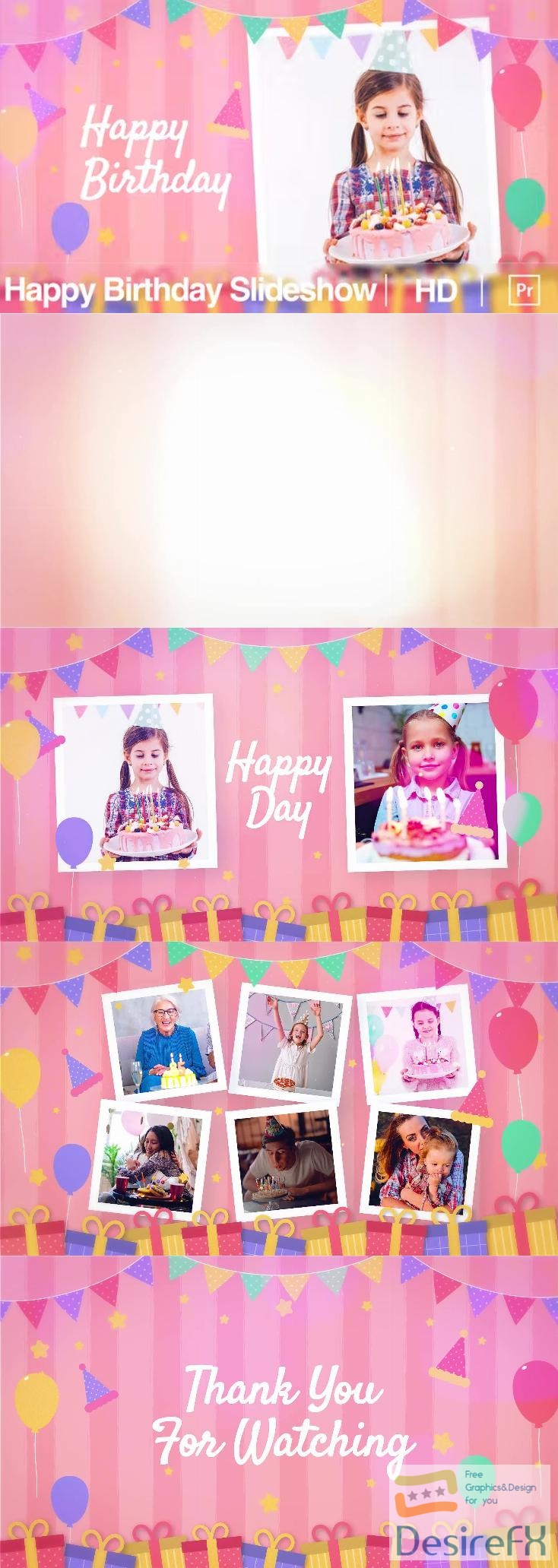 Videohive - Happy Birthday Slideshow - 38277554
