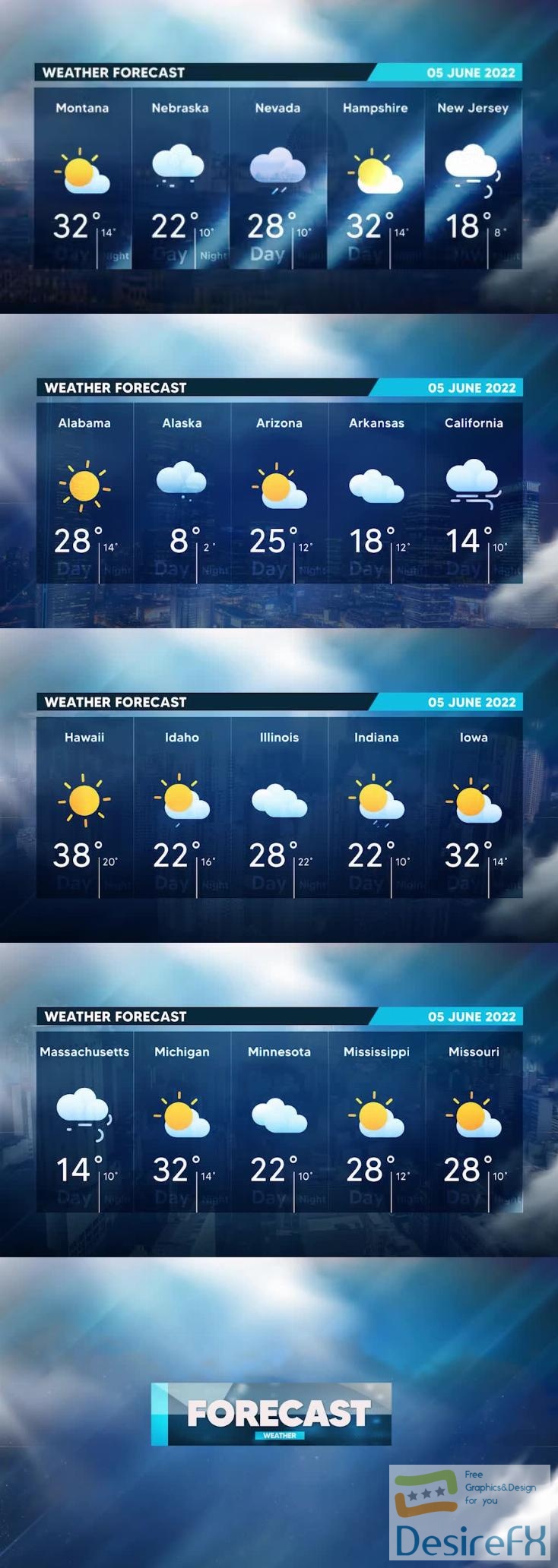 Videohive - Weather Forecast - 38184174