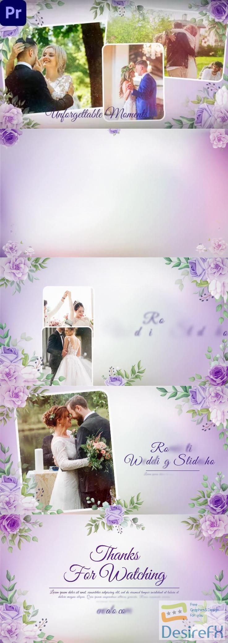 Videohive - Wedding Slideshow MOGRT - 38195722