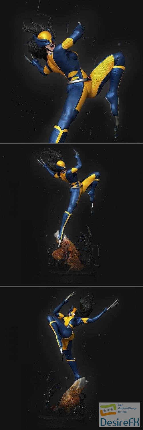 X-Men X 23 – 3D Print