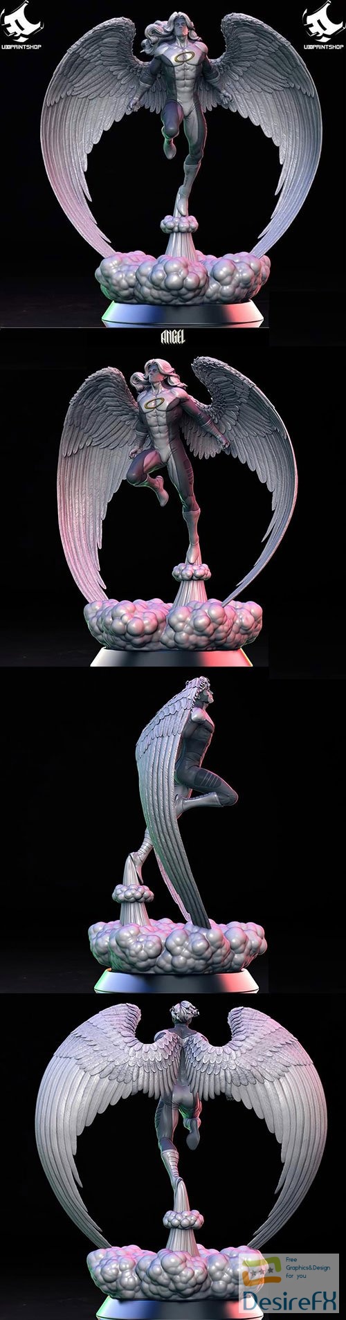 Xmen Angel 3D Print Model