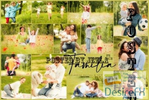 10 Familia Photoshop Actions And ACR Presets, Best Spring - 1932742