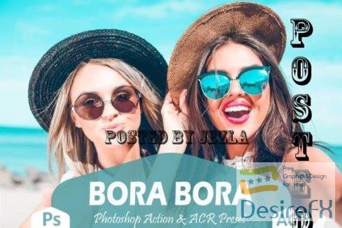 12 Bora Bora Photoshop Actions And ACR Presets, Beach Bright - 1932761