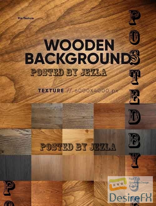 20 Wooden Background - 7374055
