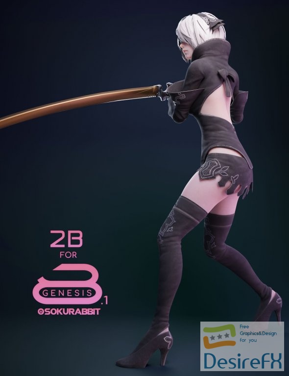 2B For Genesis 8 and 8.1 Female