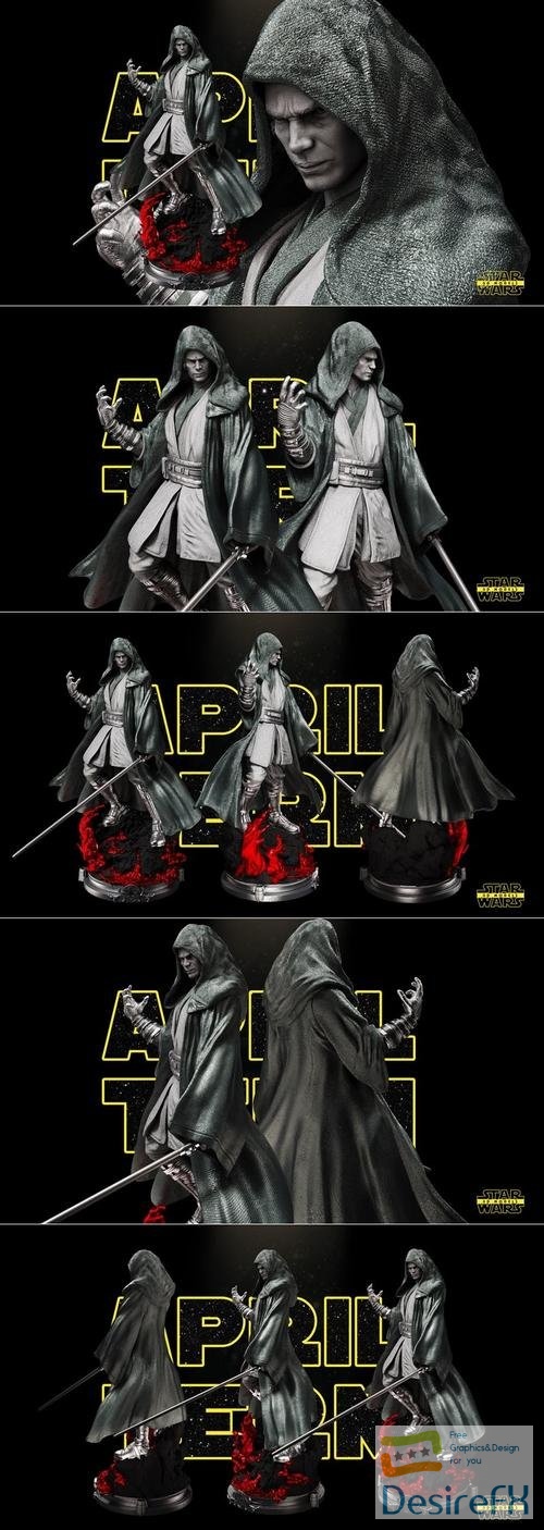 Anakin Skywalker Skulptur - Star Wars – 3D Print
