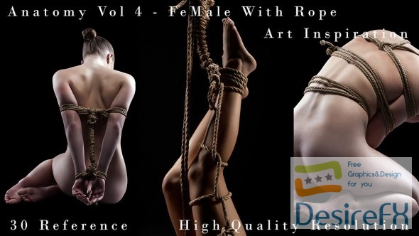 Anatomy Vol 4 – Female With Rope – Art Inspiration