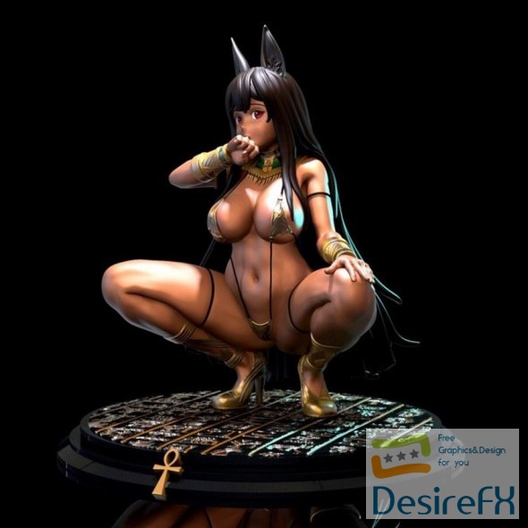 Anubis Sexy 3D Print