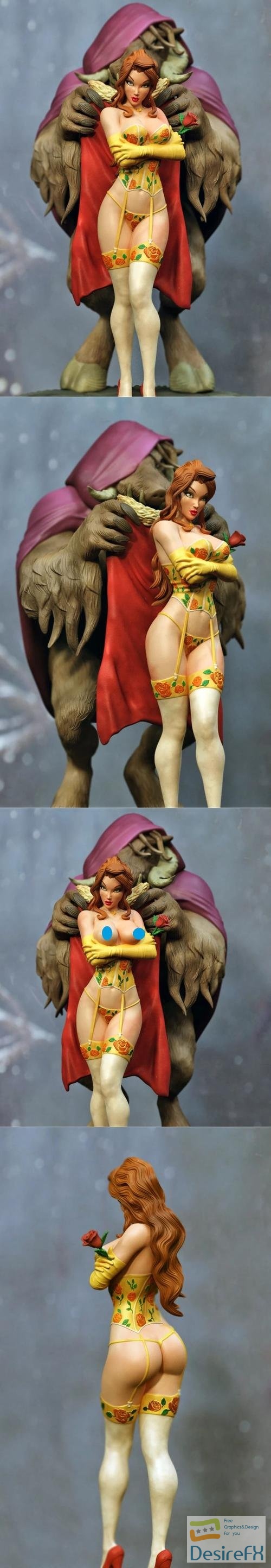 Beauty and the Beast – 3D Print