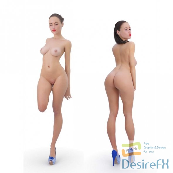 CGTrader Female Rigged 3D