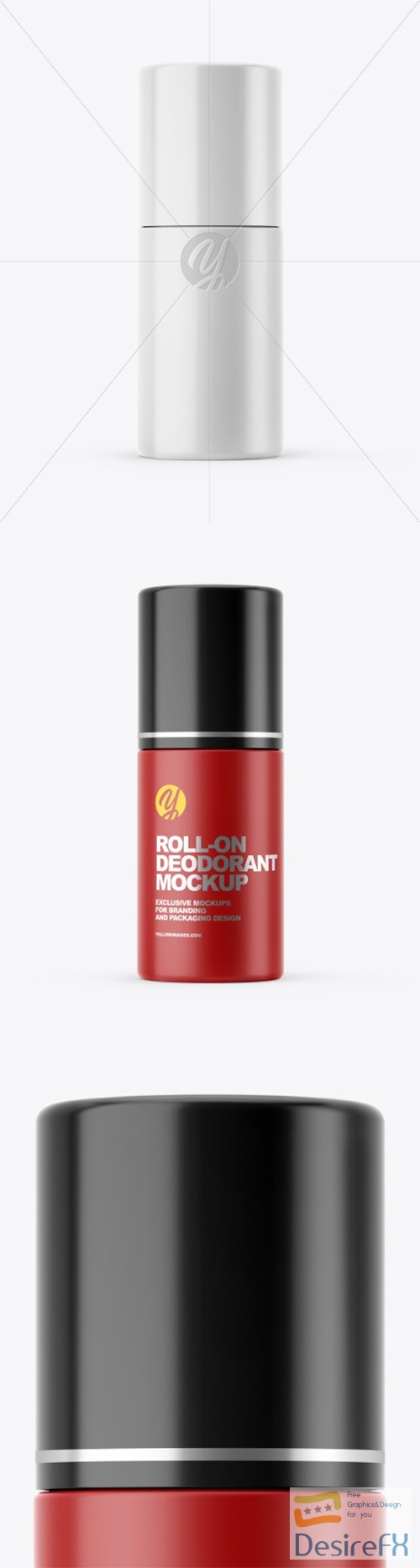 Closed Roll-on Deodorant Mockup 47961