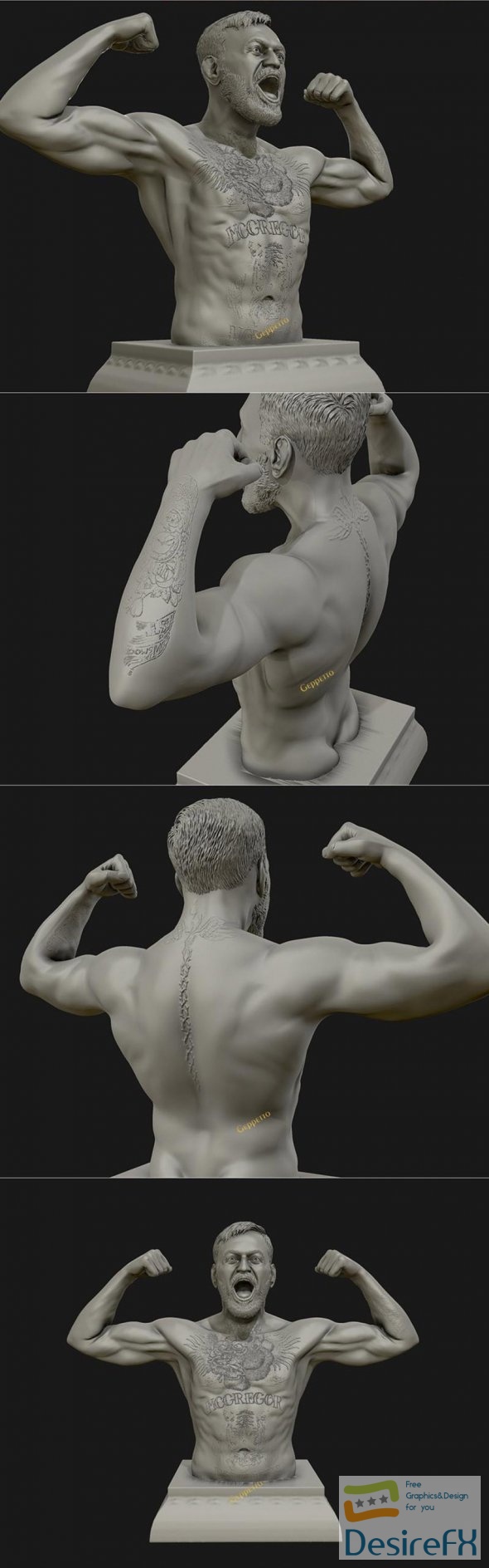 Conor McGregor 3D Print