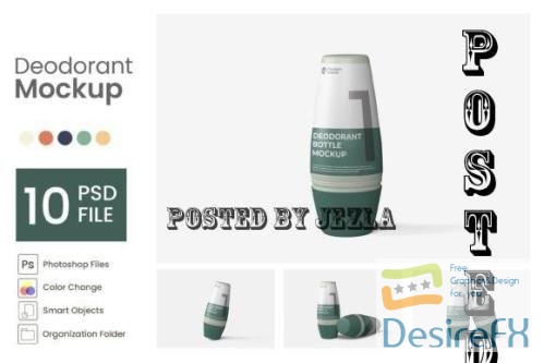 Deodorant Mockup - 10 PSD