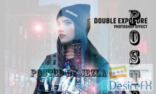Double Exposure Photo Effect Template