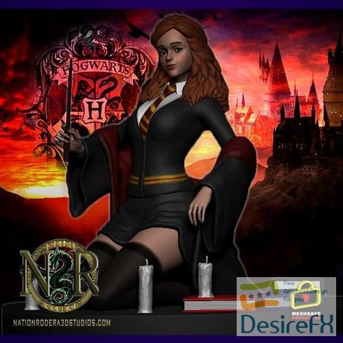 Hermione granger Harry-Potte and NSFW Versionr – 3D Print