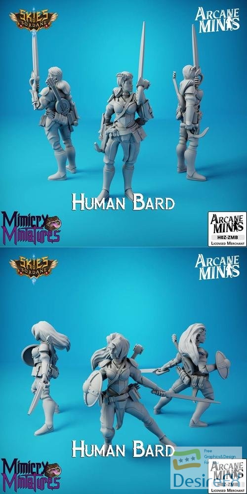 Human Bard – 3D Print