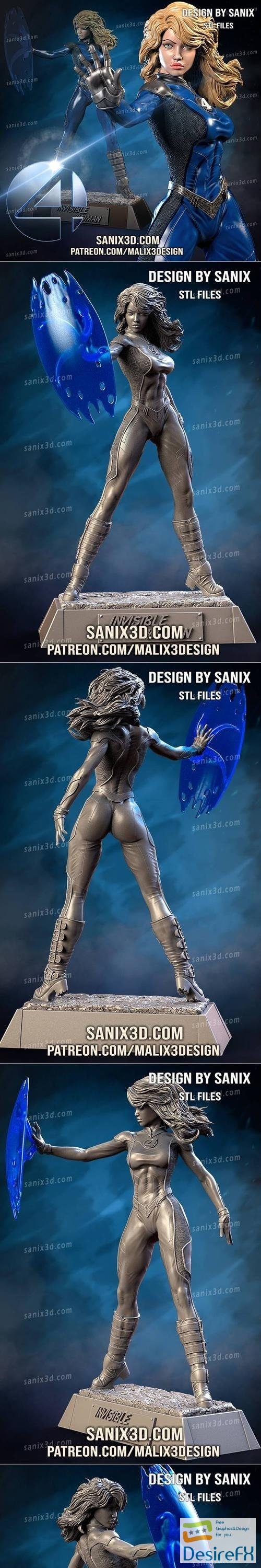 Invisible Woman (Fantastic Four) – 3D Print