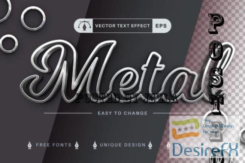 Metal - Editable Text Effect - 7366694