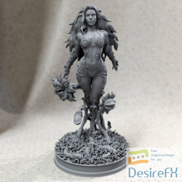 Poison Ivy 3D Print