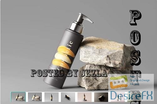 Pump Dispenser Bottle Mockups - 7291818