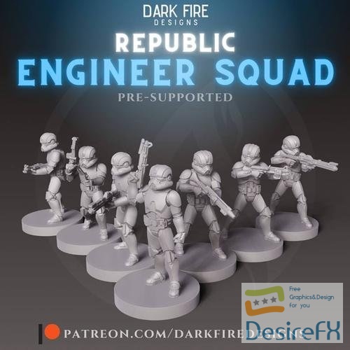 Republic Engineer Squad – 3D Print